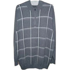 Rochester by DXL Big & Tall Quarter-Zip Cashmere